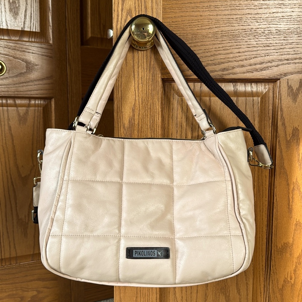 Pikolinos leather satchel. New without tags.